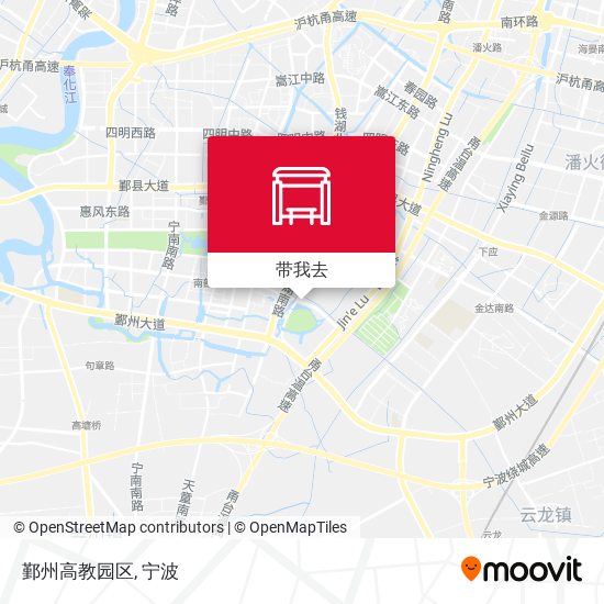 鄞州高教园区地图