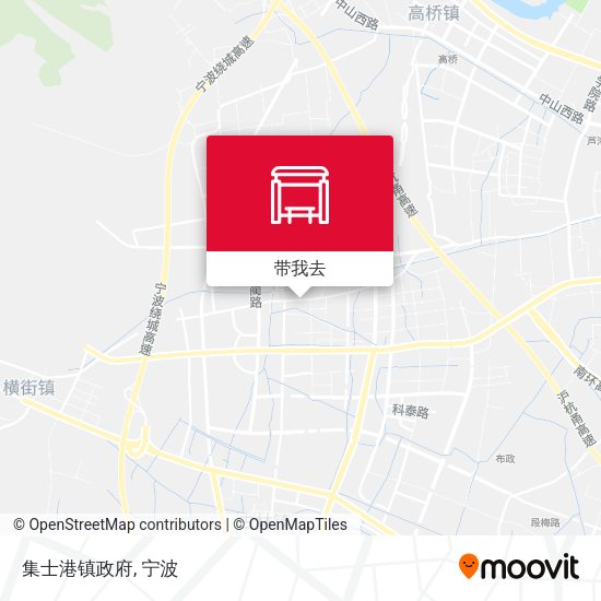 集士港镇政府地图