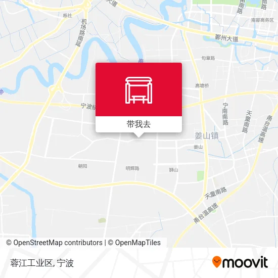 蓉江工业区地图