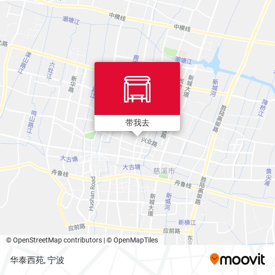 华泰西苑地图