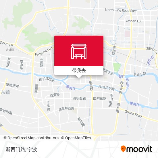 新西门路地图