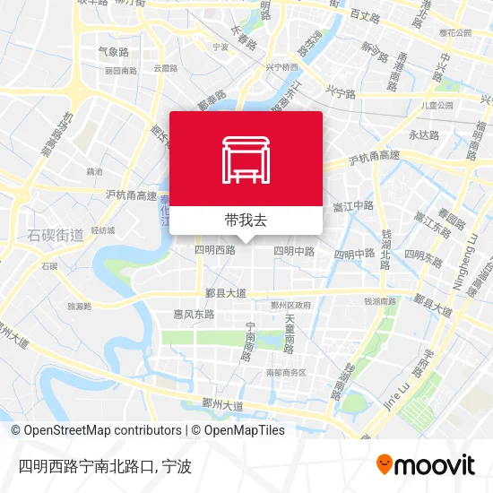 四明西路宁南北路口地图
