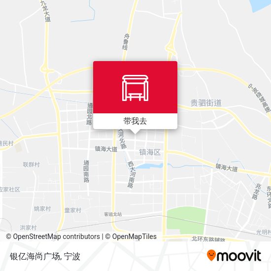 银亿海尚广场地图