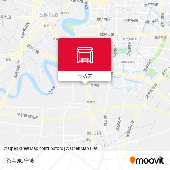 茶亭庵地图
