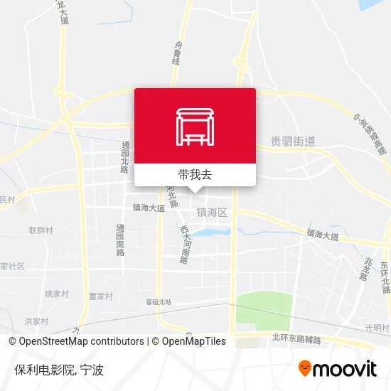 保利电影院地图