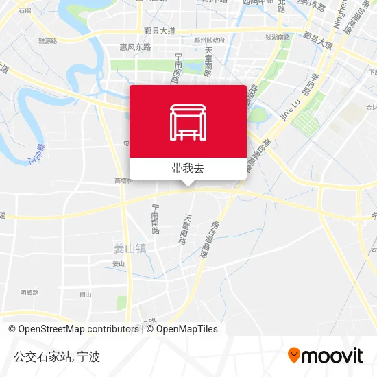 公交石家站地图