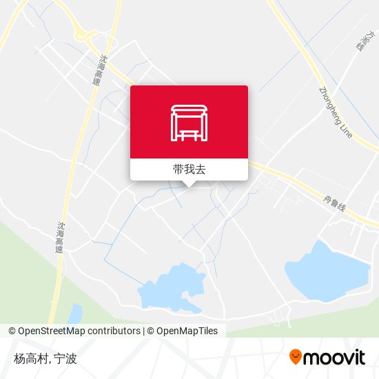 杨高村地图