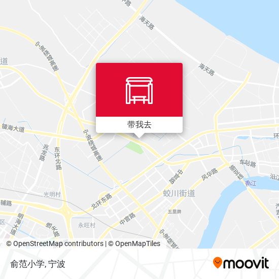 俞范小学地图