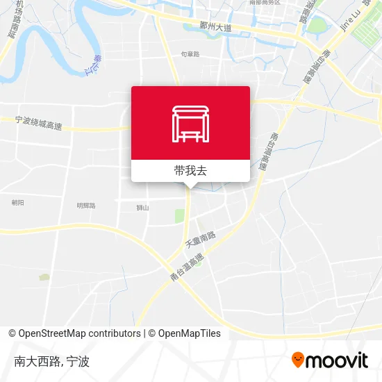 南大西路地图