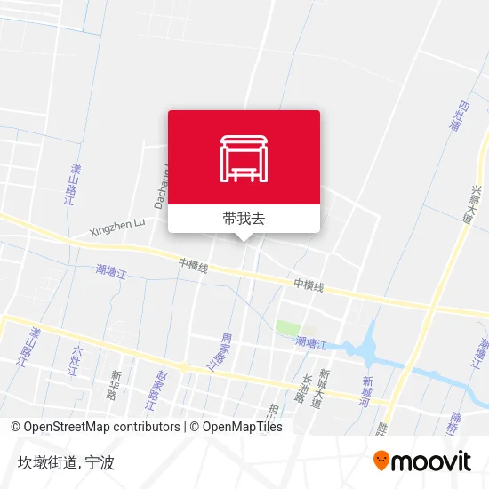 坎墩街道地图