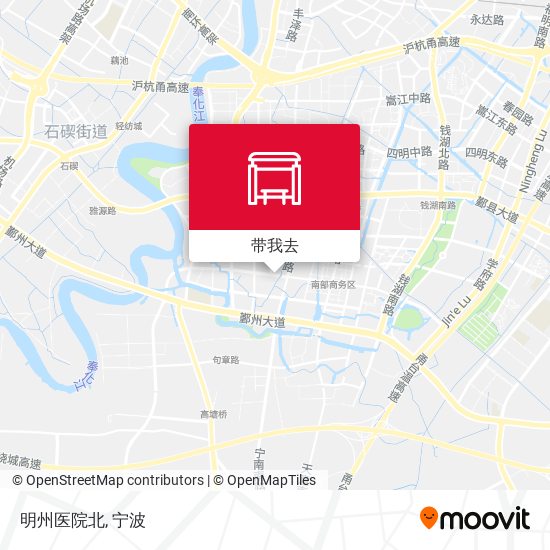 明州医院北地图