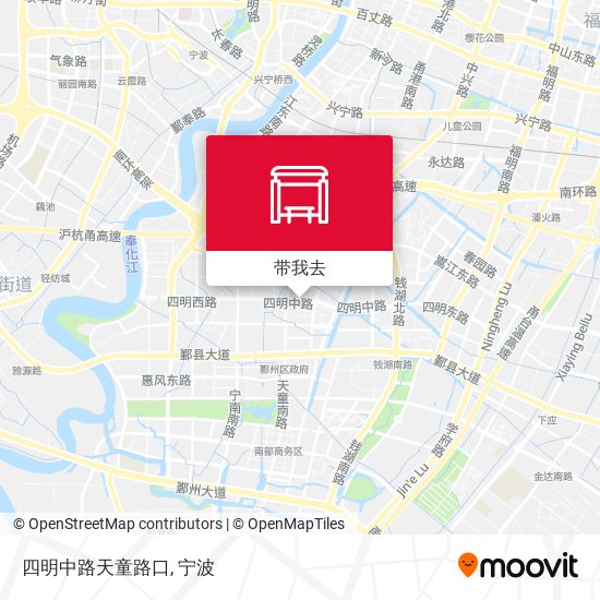 四明中路天童路口地图