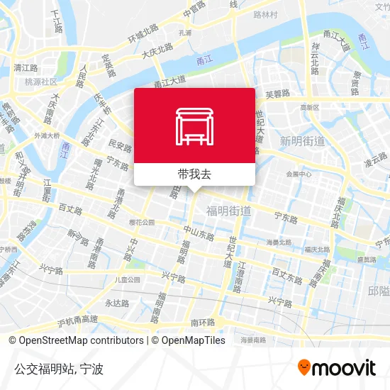 公交福明站地图