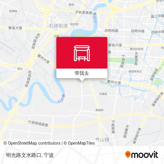 明光路文水路口地图