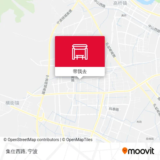 集仕西路地图