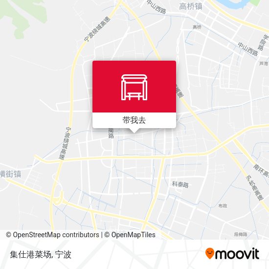 集仕港菜场地图
