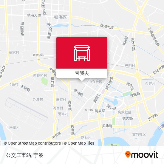 公交庄市站地图