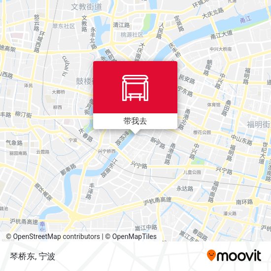 琴桥东地图