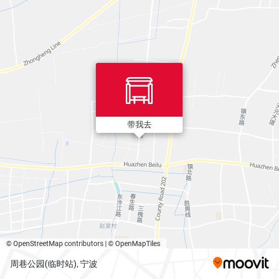 周巷公园(临时站)地图