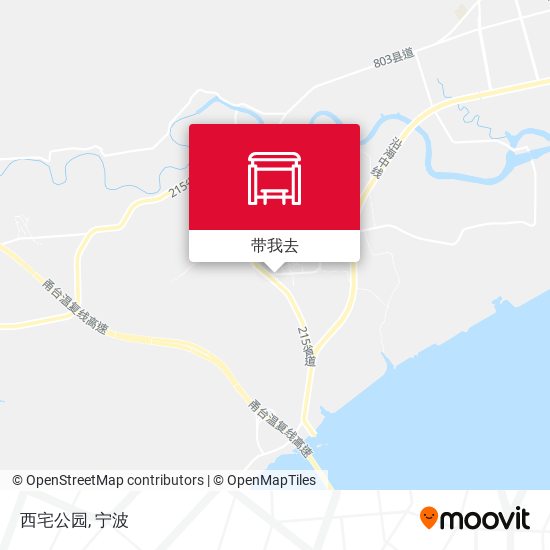 西宅公园地图