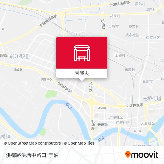 洪都路洪塘中路口地图