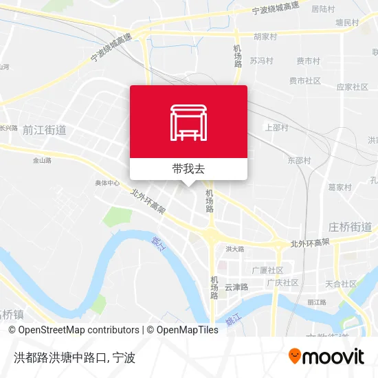 洪都路洪塘中路口地图