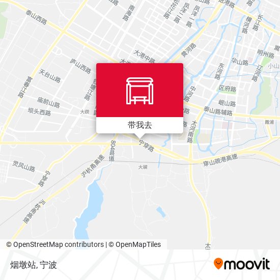 烟墩站地图