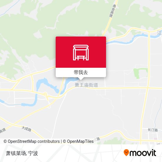 萧镇菜场地图