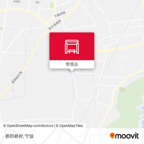 蔡郎桥村地图