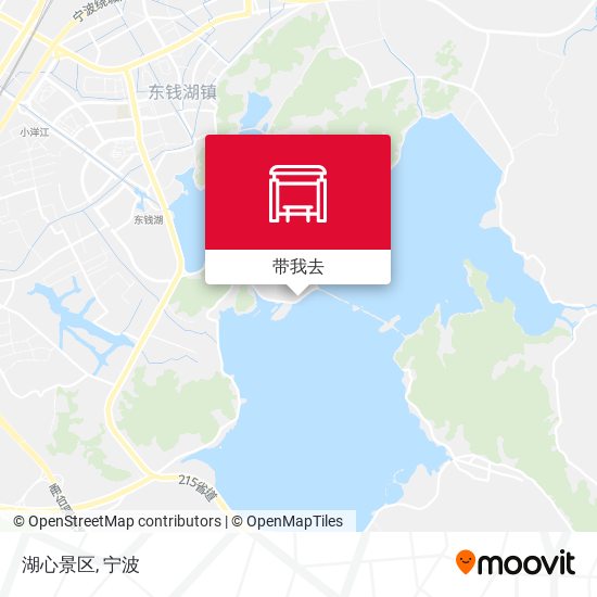 湖心景区地图
