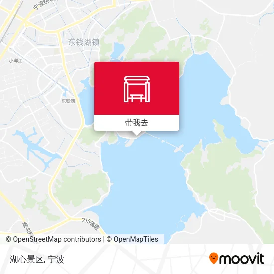 湖心景区地图