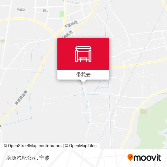 培源汽配公司地图