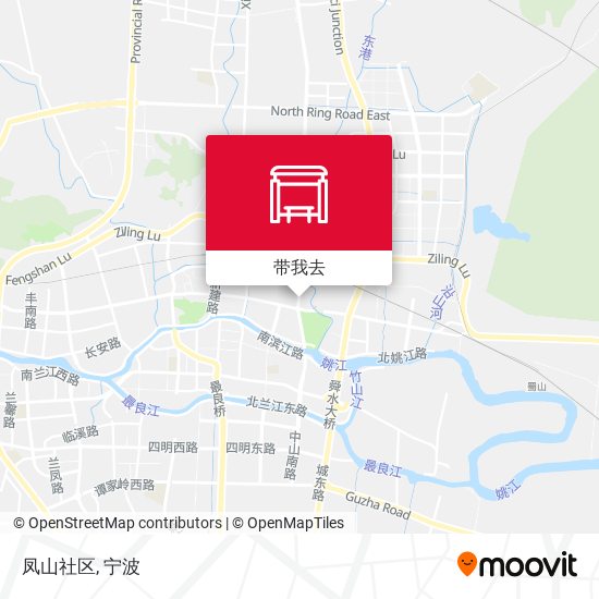 凤山社区地图