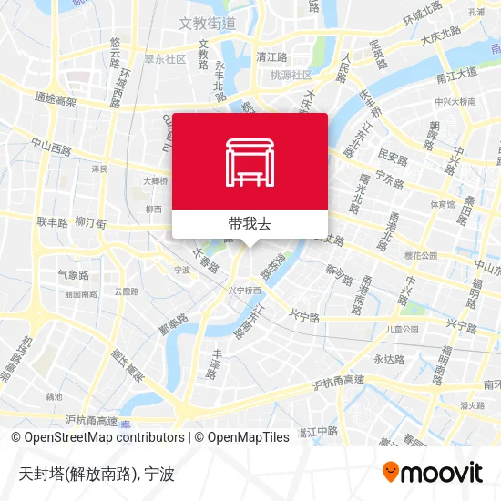 天封塔(解放南路)地图