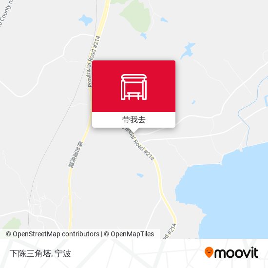下陈三角塔地图