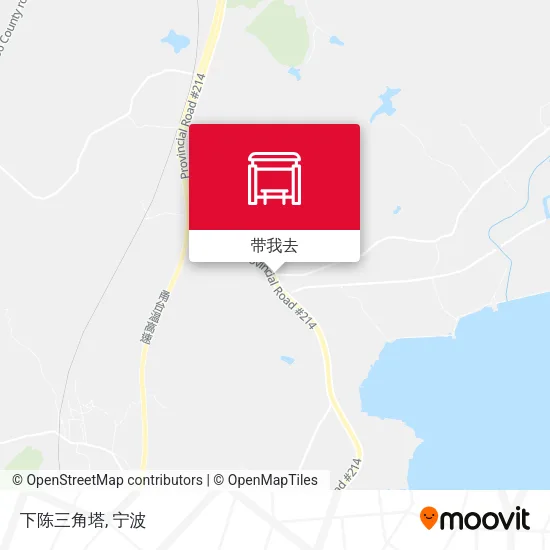 下陈三角塔地图