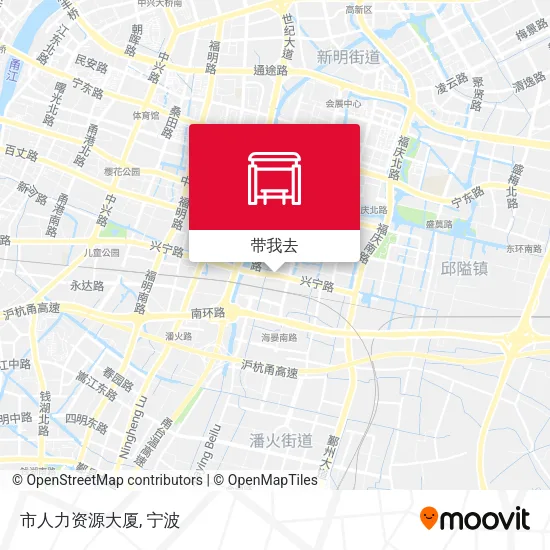 市人力资源大厦地图