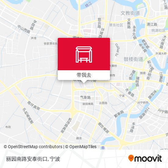 丽园南路安泰街口地图