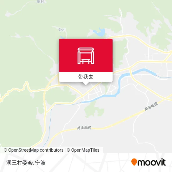 溪三村委会地图