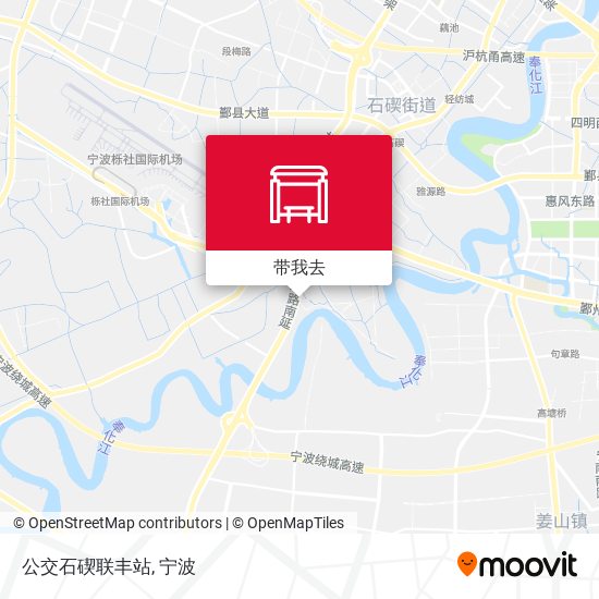 公交石碶联丰站地图