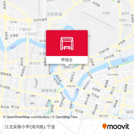 江北实验小学(清河路)地图