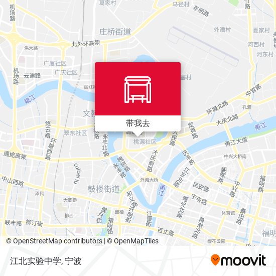 江北实验中学地图