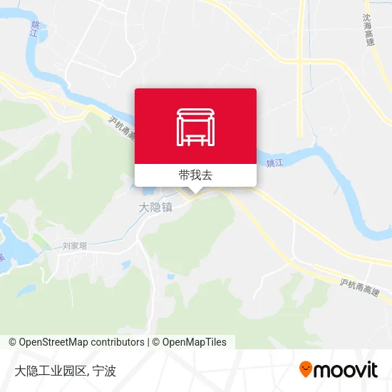 大隐工业园区地图