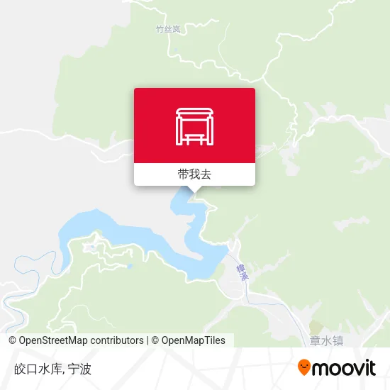 皎口水库地图