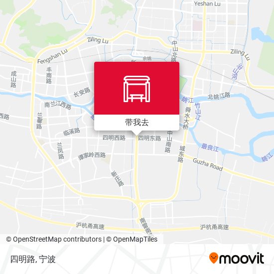 四明路地图