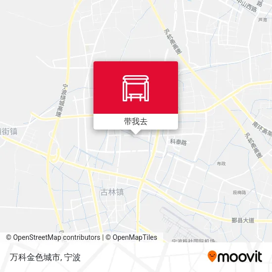 万科金色城市地图