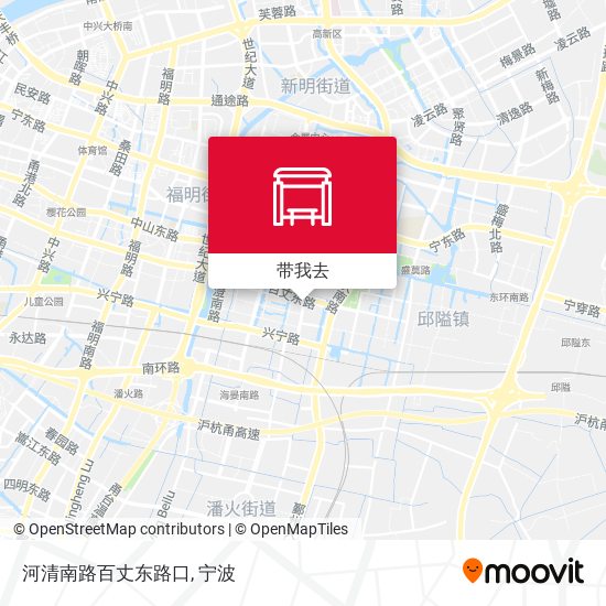 河清南路百丈东路口地图