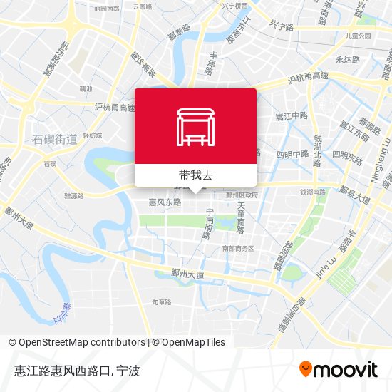 惠江路惠风西路口地图