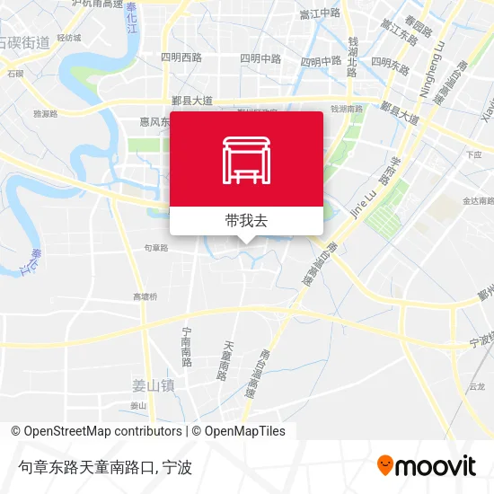 句章东路天童南路口地图