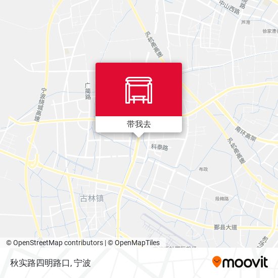 秋实路四明路口地图